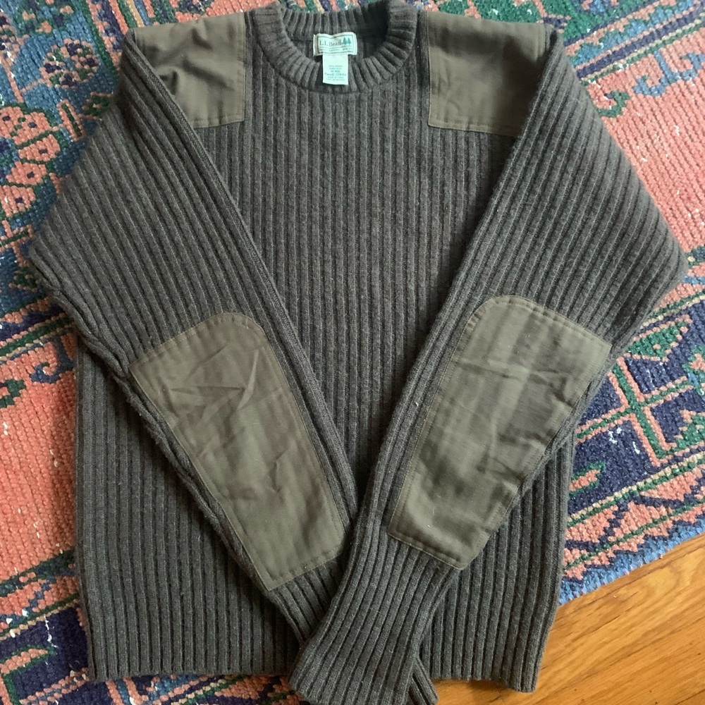 🎀SOLD🎀 L.L. Bean 100% Merino Lambswool Men's Sweater, Vintage